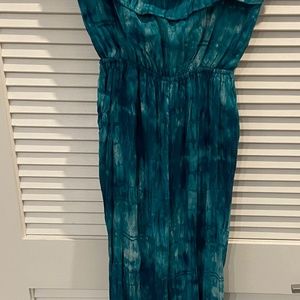 Olivaceous Blue Tie Dye Jumpsuit - Size Small (new with tags)